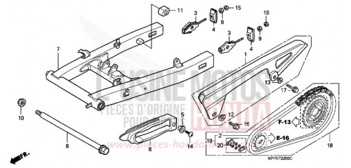 SCHWINGE CBR125RW6 de 2006