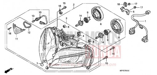 ZYLINDERKOPFDECKEL CBR125RW9 de 2009