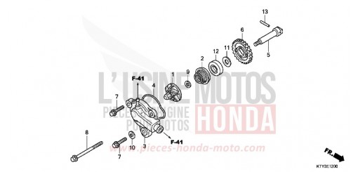 WASSERPUMPE CBR125RWB de 2011