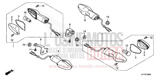 BLINKER CBR125RWB de 2011