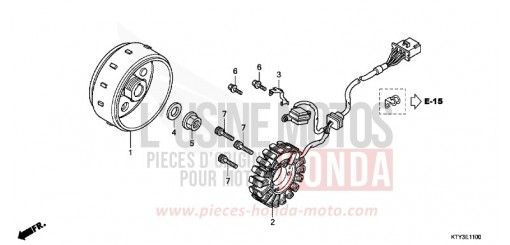 GENERATOR CBR125RWB de 2011