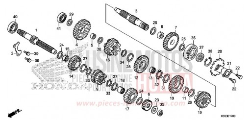 GETRIEBE CBR300RAG de 2016