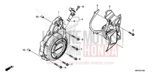 WECHSELSTROM-GENERATORABDECKUNG CBR500RAM de 2021