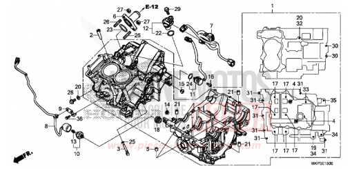 KURBELGEHAEUSE CBR500RAM de 2021