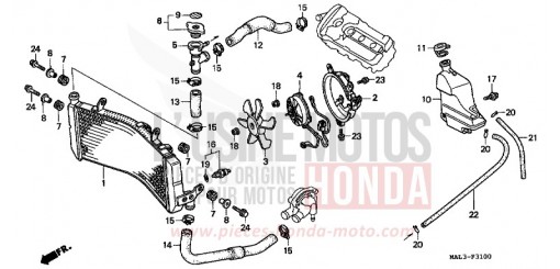 KUEHLER CBR600FV de 1997