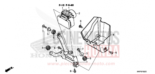ABS-MODULATOR CBR500RAM de 2021