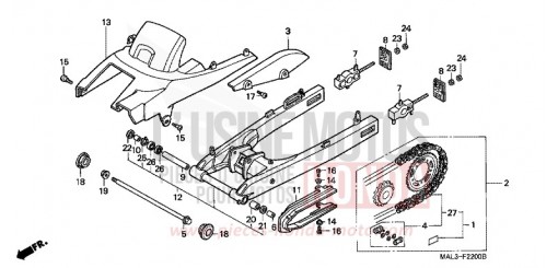 SCHWINGE CBR600FV de 1997