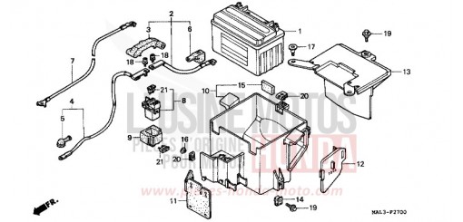 BATTERIE CBR600FW de 1998