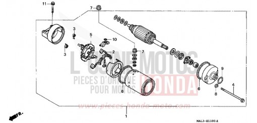 ANLASSER CBR600FW de 1998