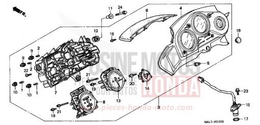 MESSGERAET CBR600FW de 1998