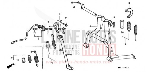 STAENDER CBR600FW de 1998
