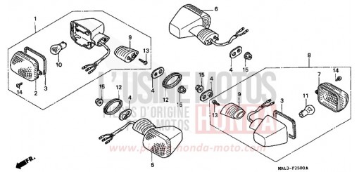 BLINKER CBR600FW de 1998