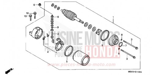 ANLASSER CBR600FR1 de 2001