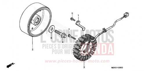 GENERATOR CBR600FR2 de 2002