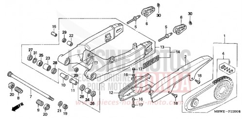 SCHWINGE CBR600FR2 de 2002