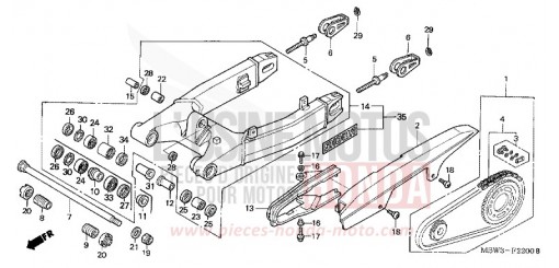 SCHWINGE CBR600FS1 de 2001