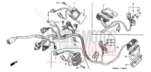 KABELBAUM CBR600FS2 de 2002