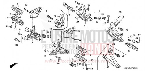 STUFE CBR600FS2 de 2002