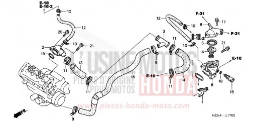 THERMOSTAT CBR600RR3 de 2003