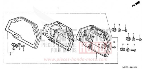 MESSGERAET CBR600RR3 de 2003