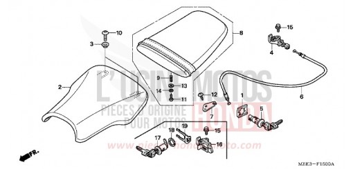 SITZ CBR600RR3 de 2003