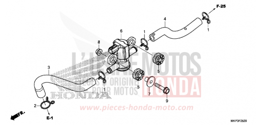 LUFTEINBLASMAGNETVENTIL CBR500RAN de 2022