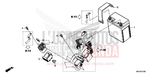 BATTERIE CBR500RAN de 2022