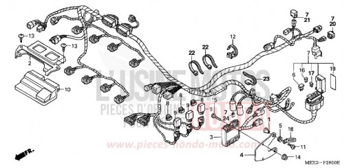 KABELBAUM CBR600RR4 de 2004