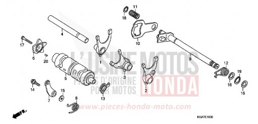 SCHALTTROMMEL CG125ES4 de 2004