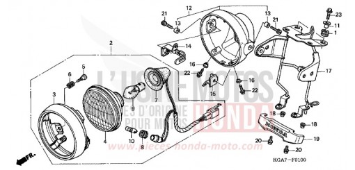 SCHEINWERFER CG125ES4 de 2004