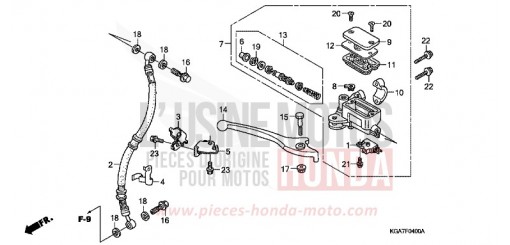 VORDERRADBREMSE CG125ES4 de 2004