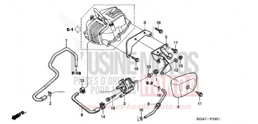 LUFTANSAUGVENTIL CG125ES4 de 2004