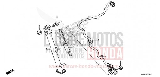 SEITENSTAENDER CBR500RAN de 2022