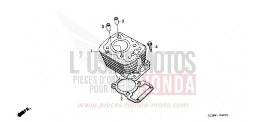 ZYLINDER CG125W de 1998