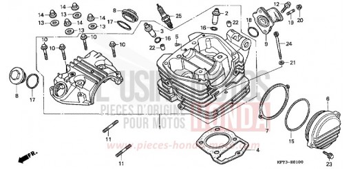 ZYLINDERKOPF CLR125W de 1998