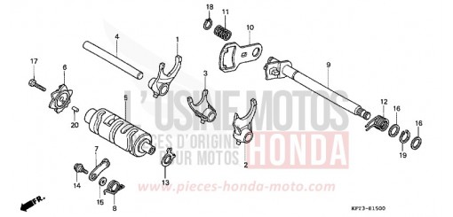 SCHALTTROMMEL CLR125W de 1998