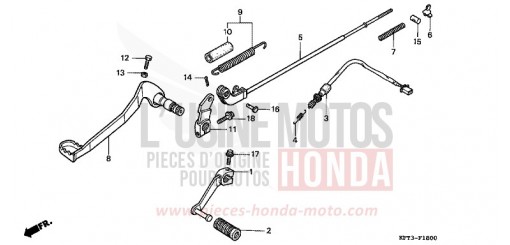 PEDAL CLR125W de 1998