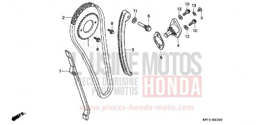 NOCKENWELLENKETTE/SPANNVORRICHTUNG CLR125W de 1998