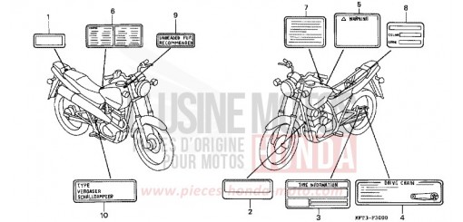 WARNETIKETT CLR125W de 1998