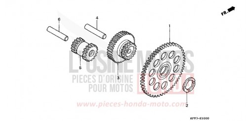 ANLASSERZAHNRAD CLR125W de 1998