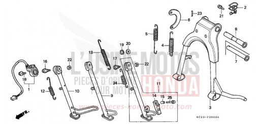 STAENDER CM125CC de 1982