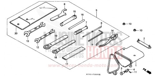 WERKZEUGE CM125CC de 1982
