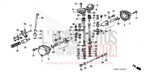 AUSLASSVENTIL CR250RL de 1990