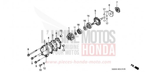 WASSERPUMPE CR250RM de 1991