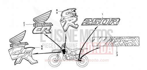 MARKE CR250RN de 1992