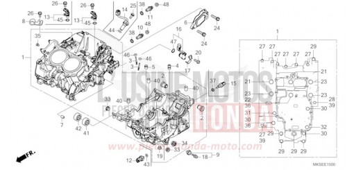 KURBELGEHAEUSE CRF1100D2M de 2021