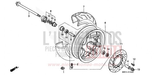VORDERRAD FES1251 de 2001