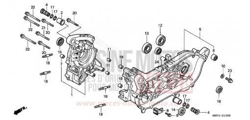 KURBELGEHAEUSE FES125W de 1998