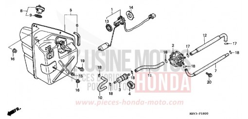 KRAFTSTOFFTANK FES125W de 1998