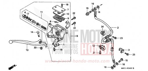 VORDERRADBREMSE FES125W de 1998